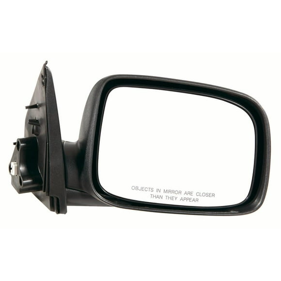 Partslink GM1320478 2015-2019 Chevrolet Colorado Driver Side Manual Door Mirror; Standard Type; Without Heated Glass; Textured Cap; Flat Glass Gm 